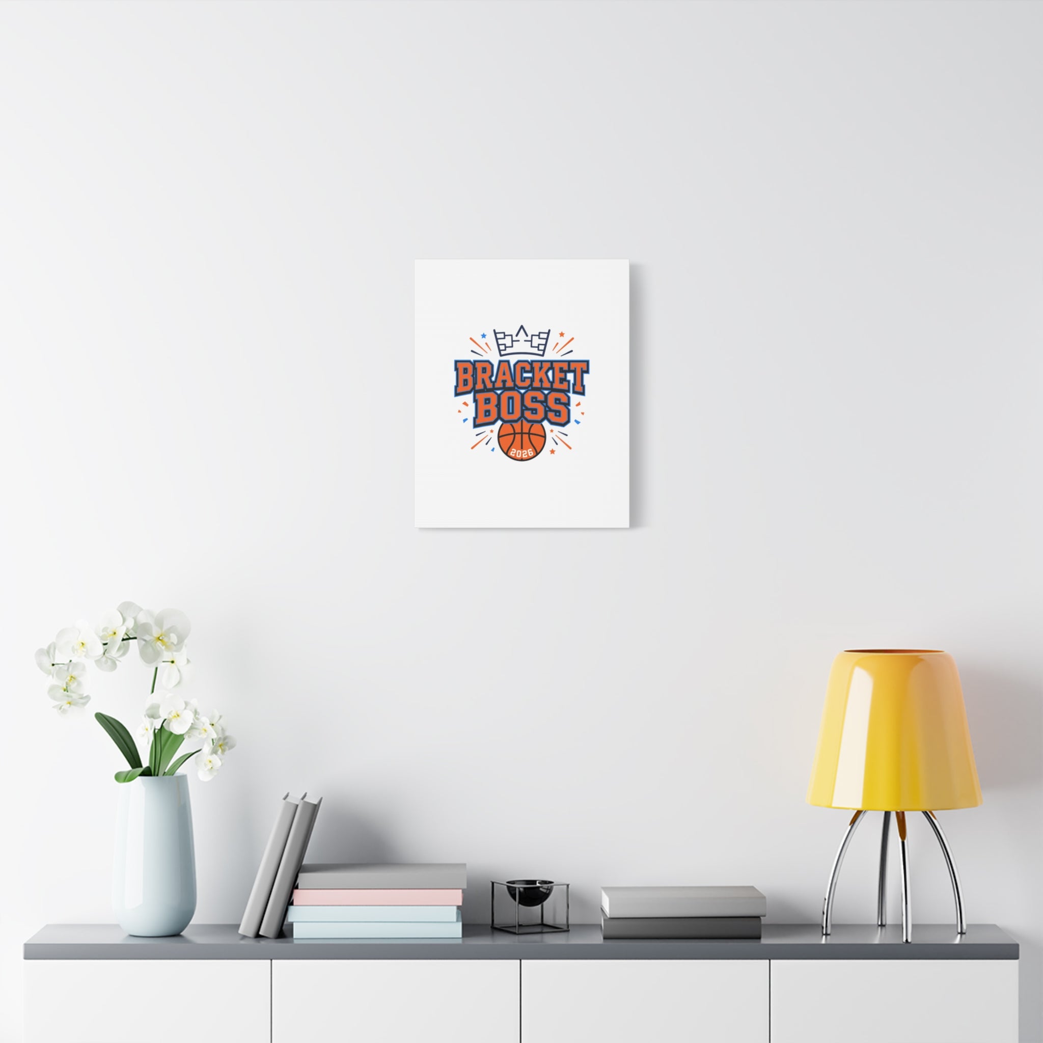 Bracket Boss Canvas | College Tournament Bracket, Gameday Hoops Wall Art