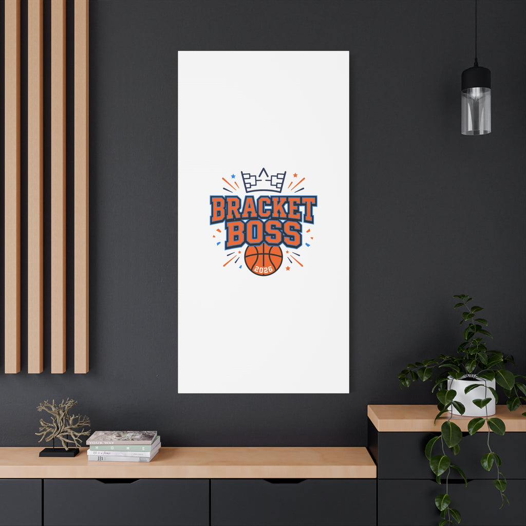 Bracket Boss Canvas | College Tournament Bracket, Gameday Hoops Wall Art