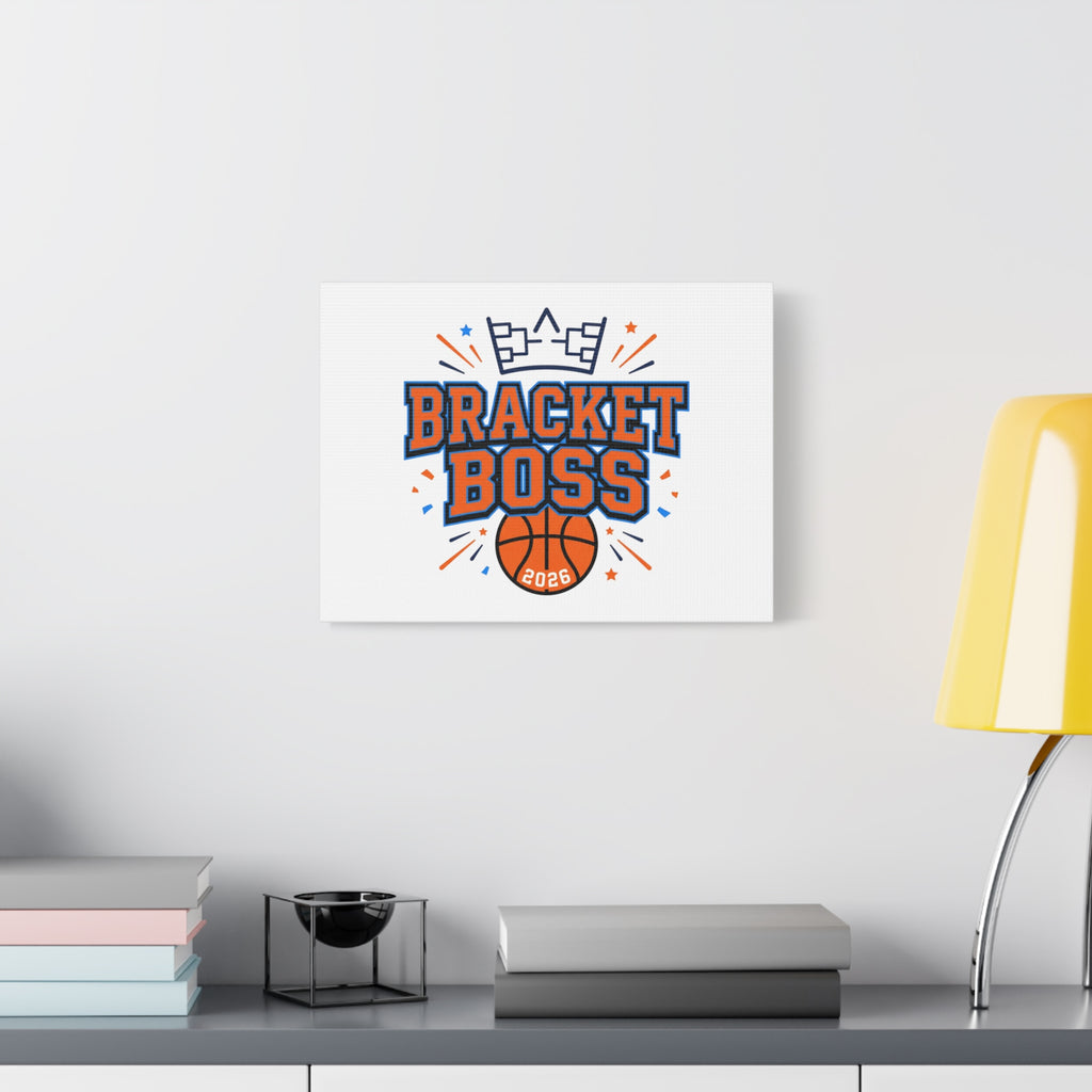 Bracket Boss Canvas | College Tournament Bracket, Gameday Hoops Wall Art