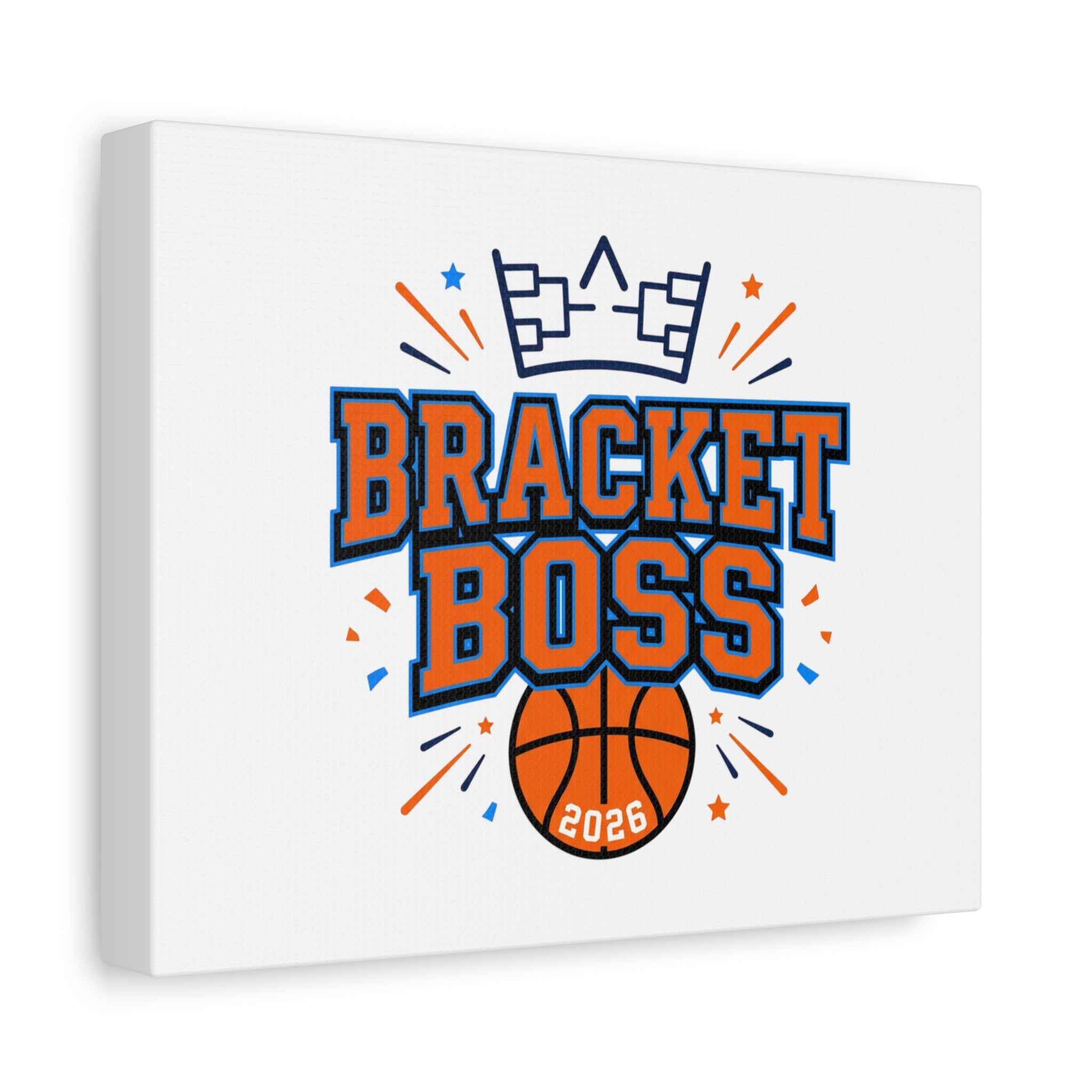 Bracket Boss Canvas | College Tournament Bracket, Gameday Hoops Wall Art