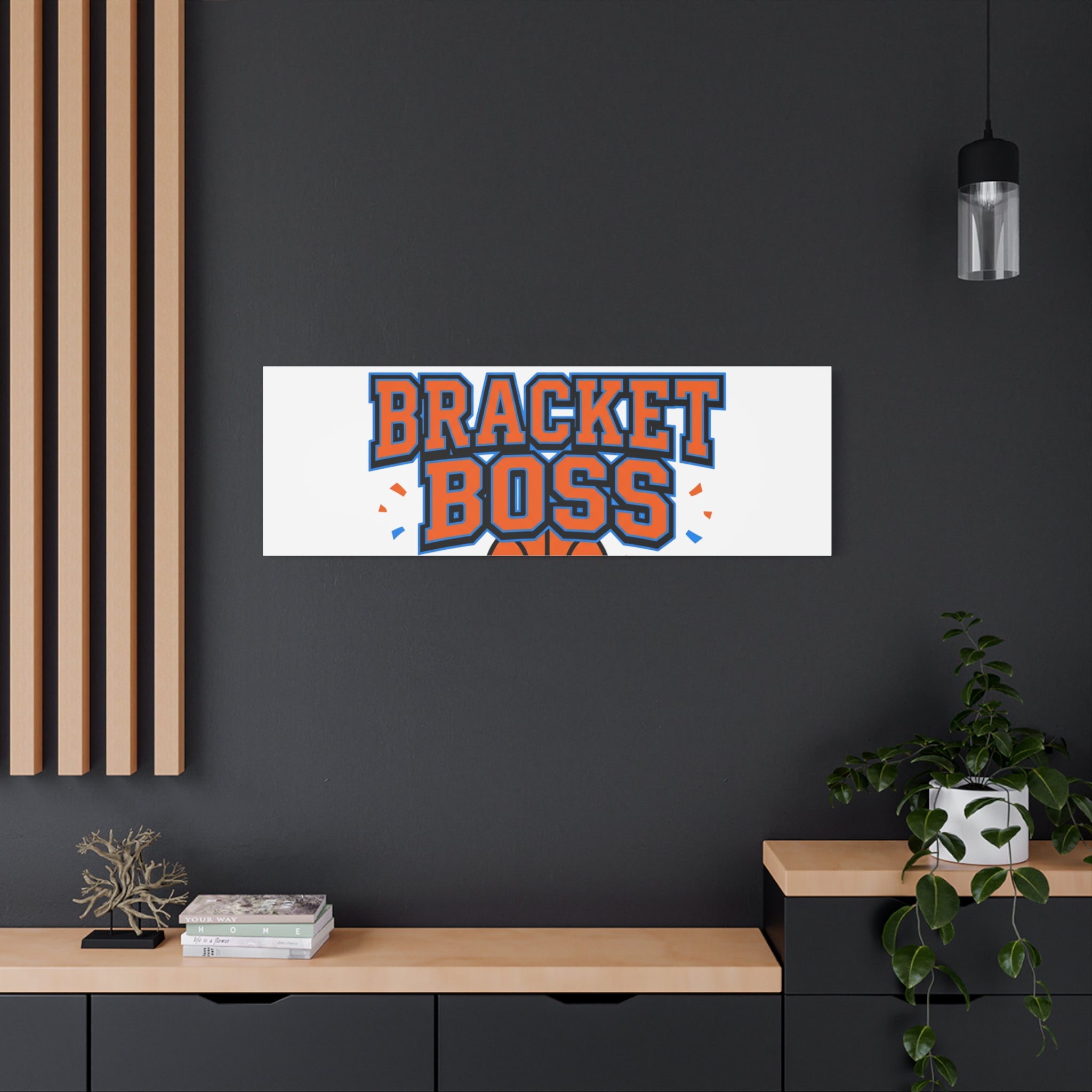 Bracket Boss Canvas | College Tournament Bracket, Gameday Hoops Wall Art