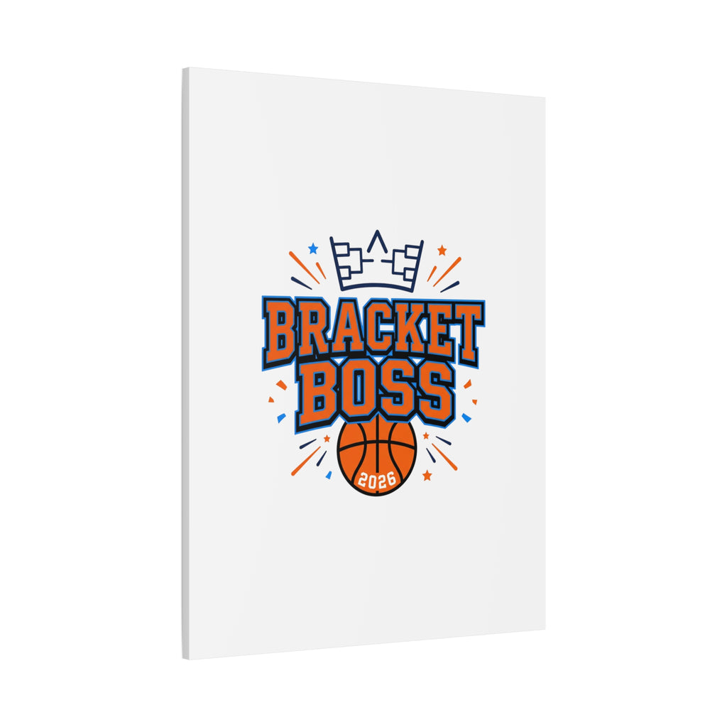 Bracket Boss Canvas | College Tournament Bracket, Gameday Hoops Wall Art