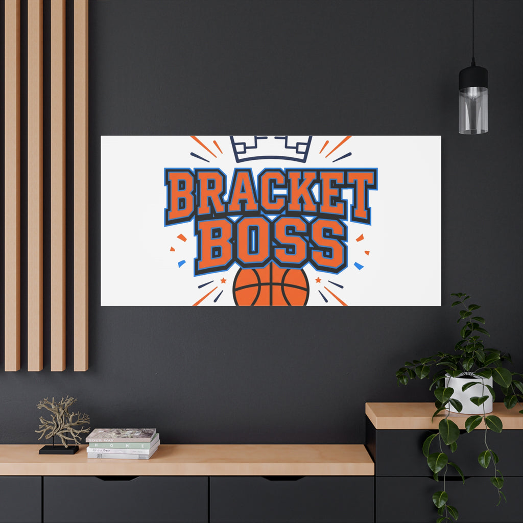 Bracket Boss Canvas | College Tournament Bracket, Gameday Hoops Wall Art