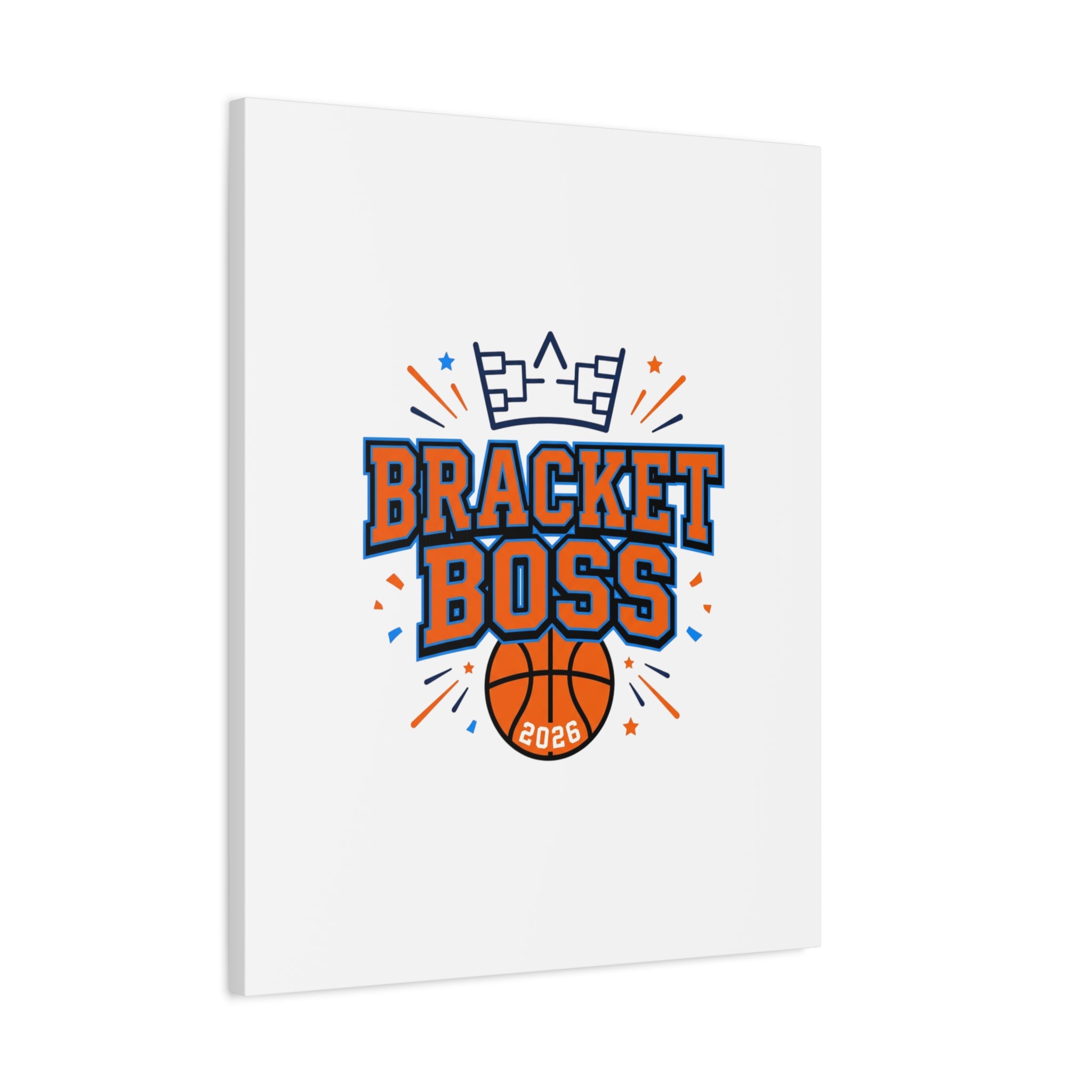Bracket Boss Canvas | College Tournament Bracket, Gameday Hoops Wall Art