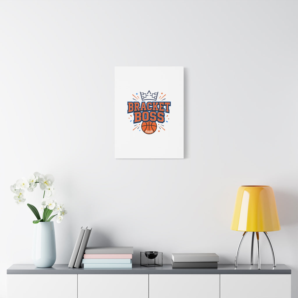 Bracket Boss Canvas | College Tournament Bracket, Gameday Hoops Wall Art