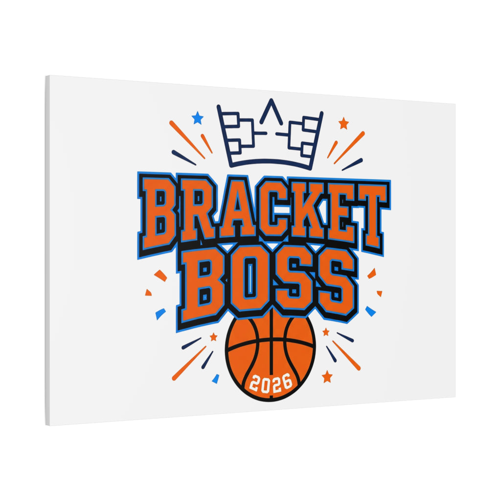 Bracket Boss Canvas | College Tournament Bracket, Gameday Hoops Wall Art