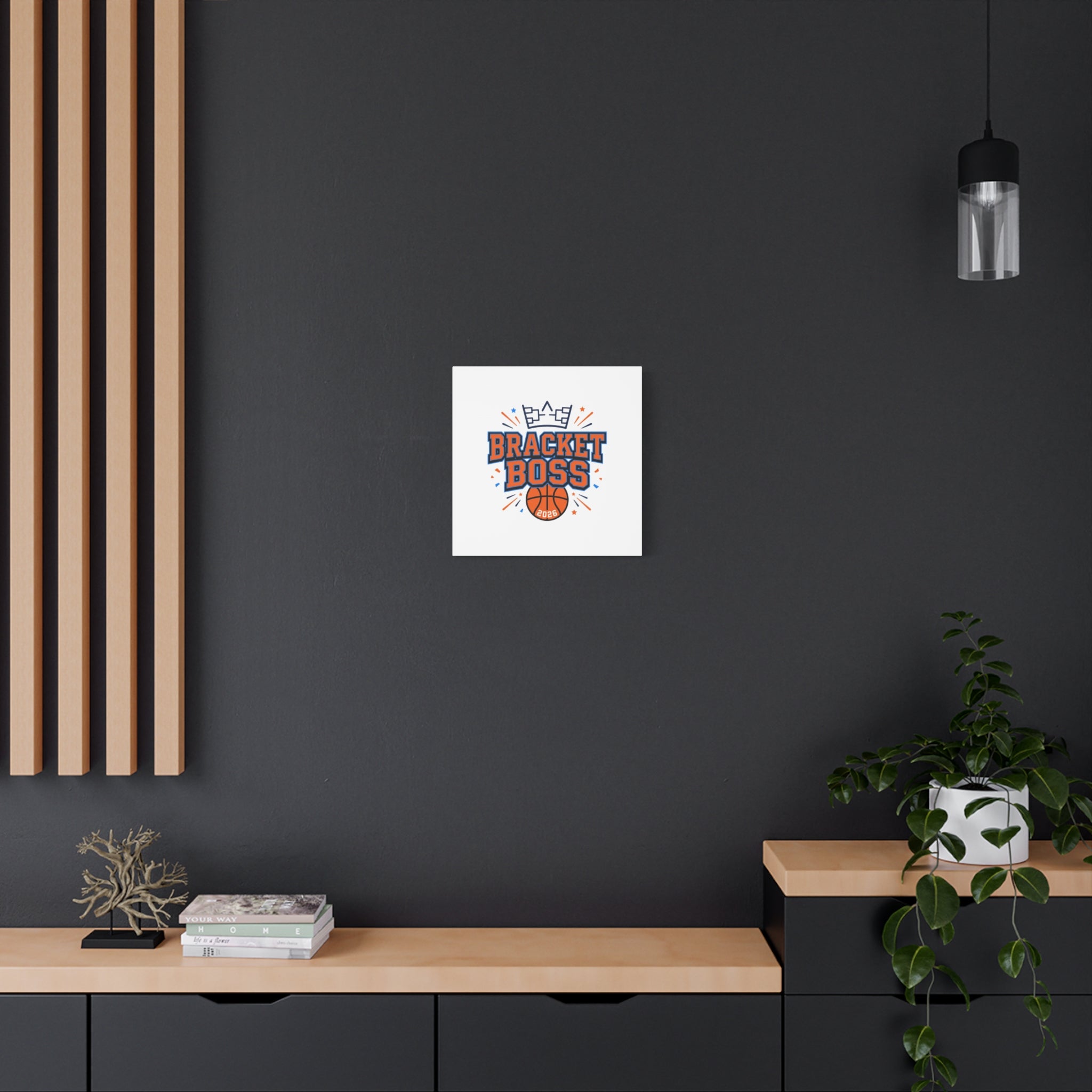 Bracket Boss Canvas | College Tournament Bracket, Gameday Hoops Wall Art