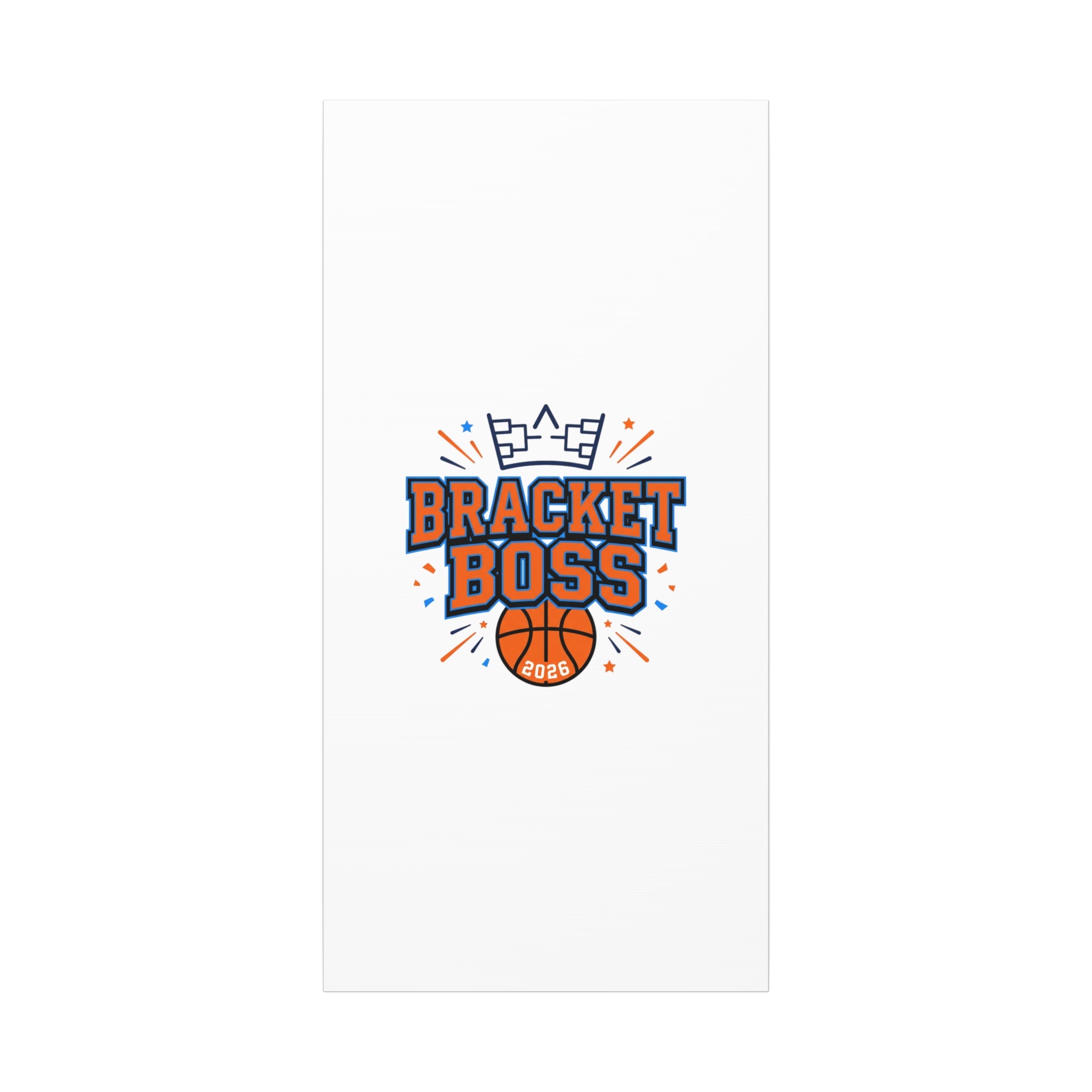 Bracket Boss Canvas | College Tournament Bracket, Gameday Hoops Wall Art