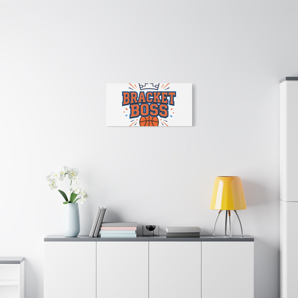 Bracket Boss Canvas | College Tournament Bracket, Gameday Hoops Wall Art