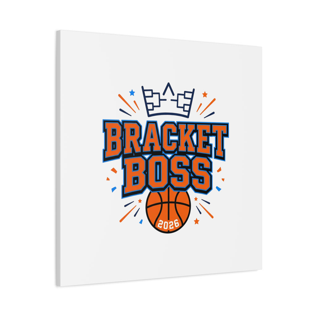 Bracket Boss Canvas | College Tournament Bracket, Gameday Hoops Wall Art