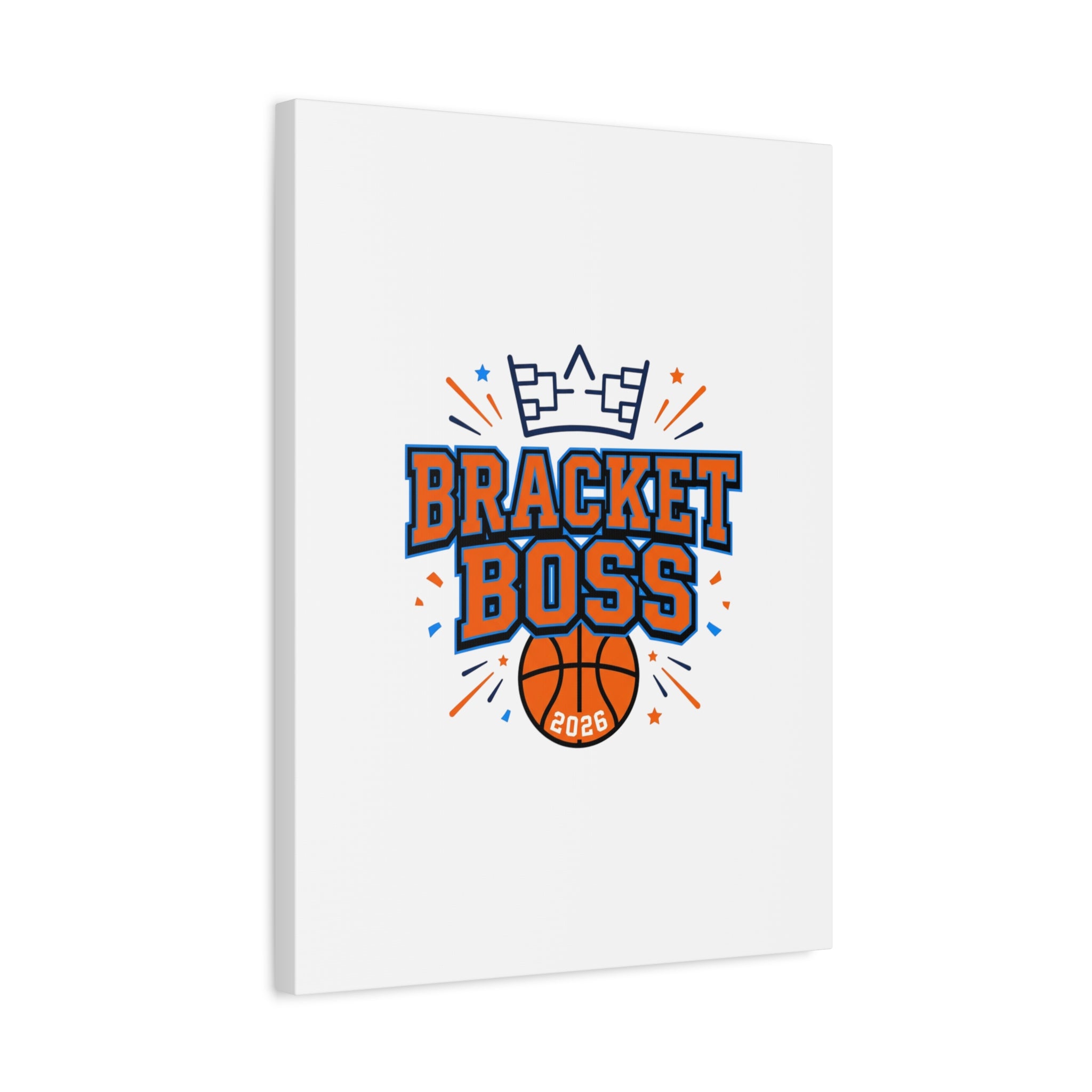 Bracket Boss Canvas | College Tournament Bracket, Gameday Hoops Wall Art