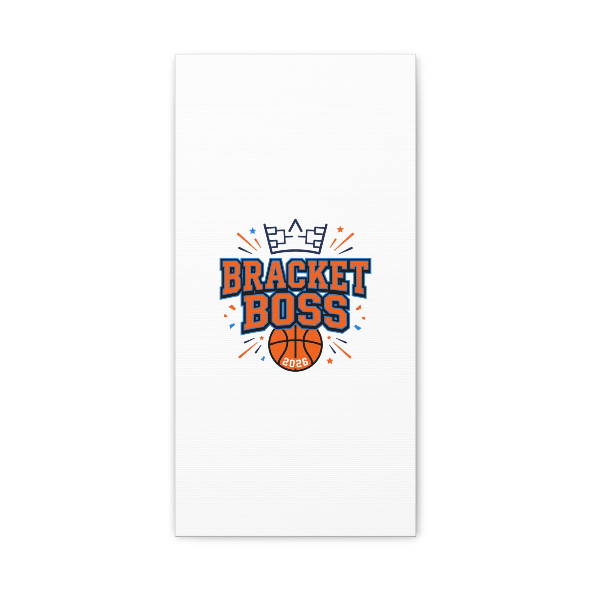 Bracket Boss Canvas | College Tournament Bracket, Gameday Hoops Wall Art