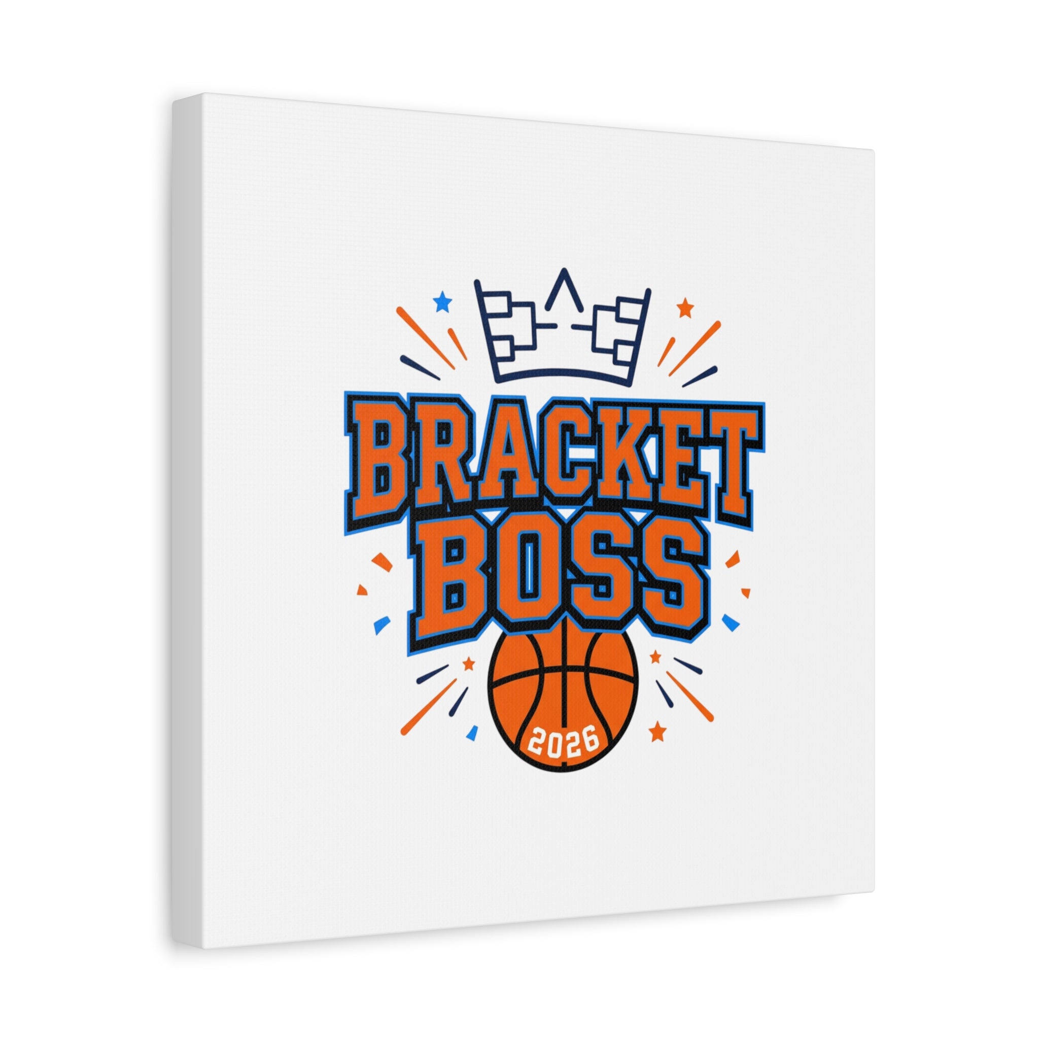 Bracket Boss Canvas | College Tournament Bracket, Gameday Hoops Wall Art