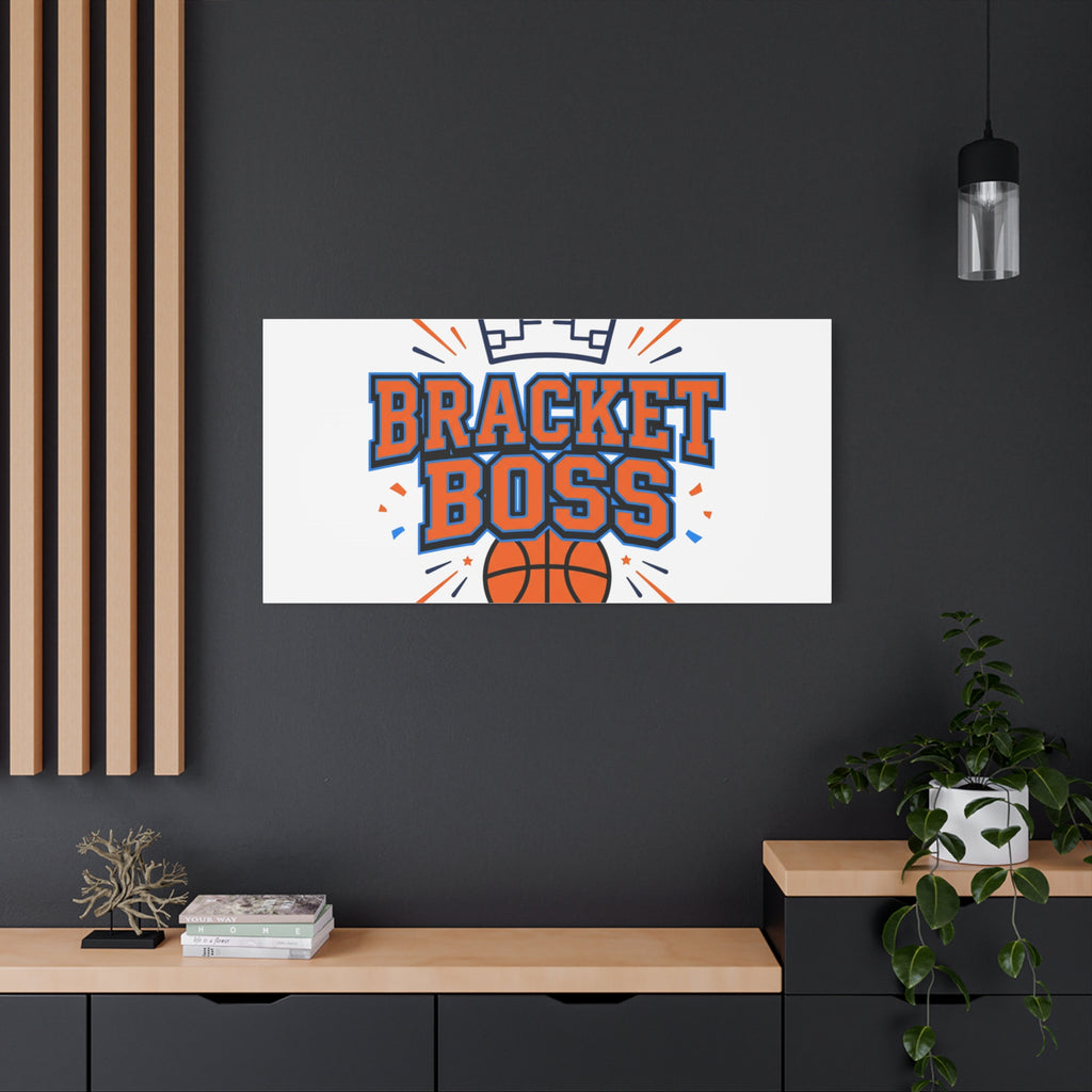 Bracket Boss Canvas | College Tournament Bracket, Gameday Hoops Wall Art